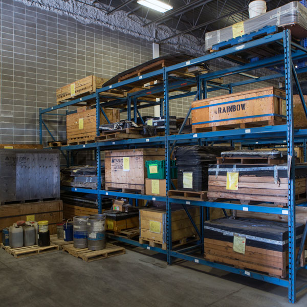 Tranter Service Center parts inventory